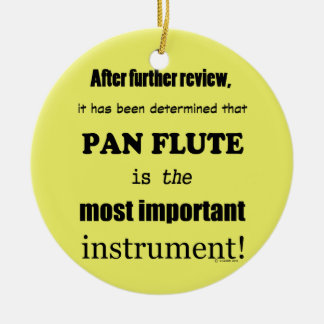 Pan Flute wichtigstes Instrument Keramik Ornament