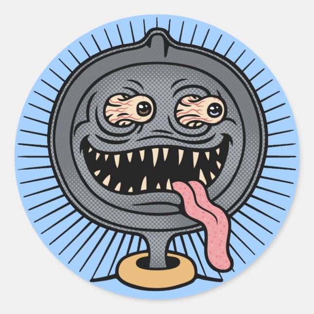 Pan Ned Runder Aufkleber (Vorderseite)