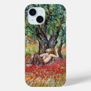 PAN-, OLIVENBAUM- UND POPPY-FELDER iPhone 15 HÜLLE