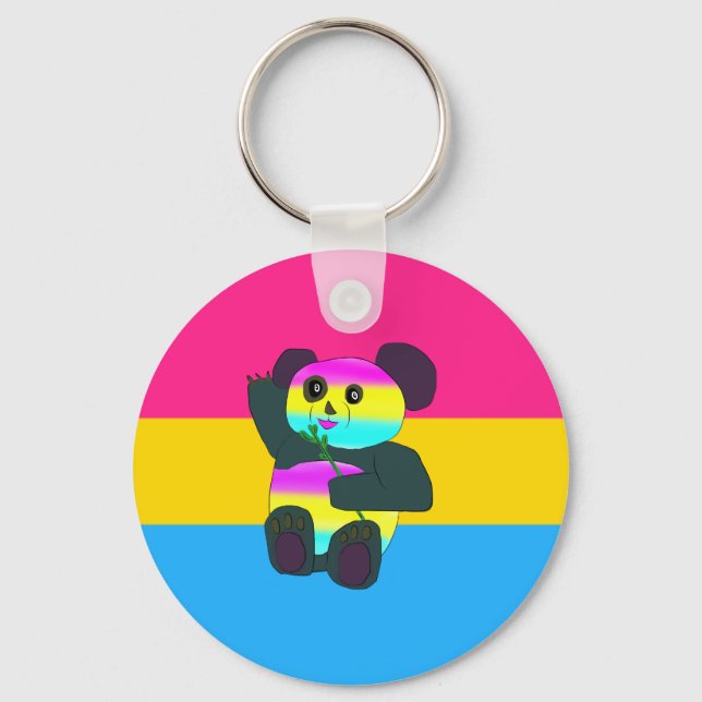 Pan Panda Schlüsselanhänger (Vorderseite)