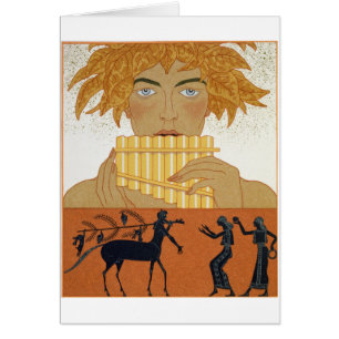 Pan-Pfeifer, Illustration von "Les Mythes" durch