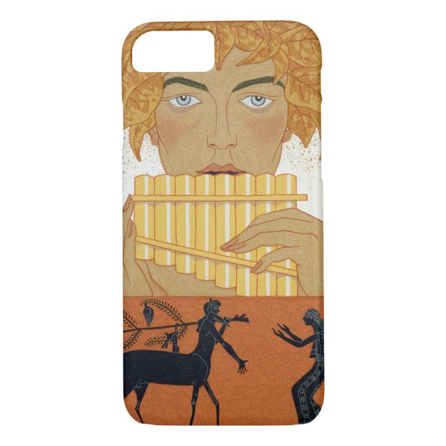 Pan-Pfeifer, Illustration von "Les Mythes" durch Case-Mate iPhone Hülle (Rückseite)