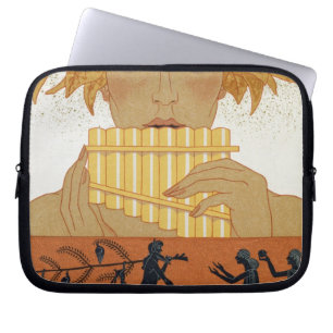 Pan-Pfeifer, Illustration von "Les Mythes" durch Laptopschutzhülle