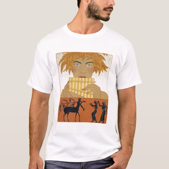 Pan-Pfeifer, Illustration von "Les Mythes" durch T-Shirt (Vorderseite)