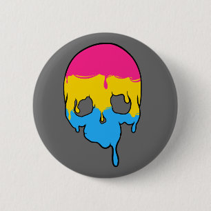 Pan Pride Driving Skull Button