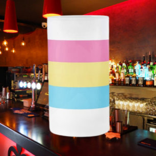 Pan Pride Frosted Becher Mattglas Bierglas