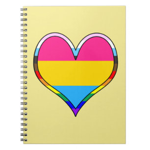 Pan Pride Heart Notebook Notizblock
