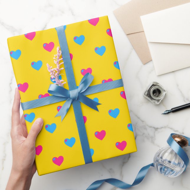 Pan Pride Small Hearvenwrapping Paper Geschenkpapier (Schenken)