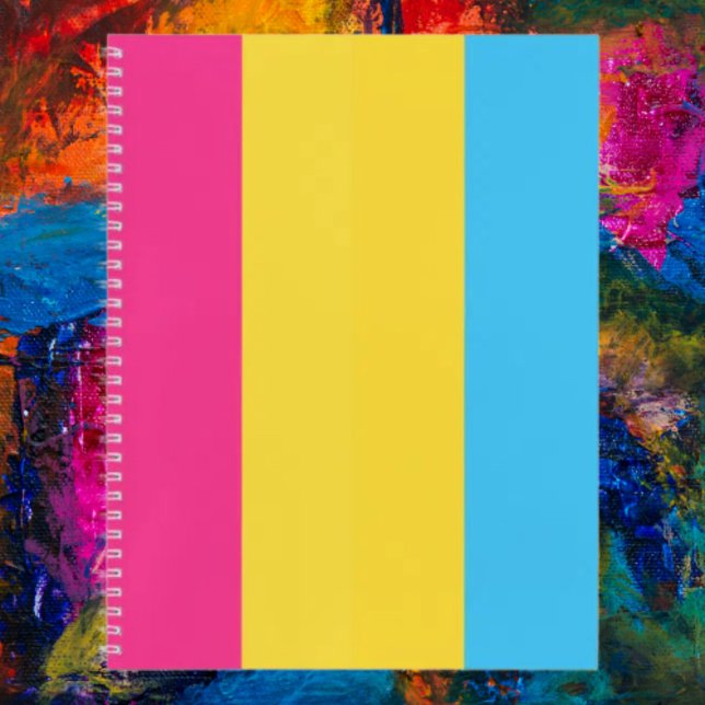 Pan Pride Spiral Notebook Notizbuch (Von Creator hochgeladen)