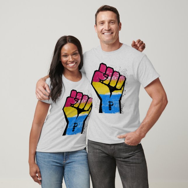 Pan Pride und Power T-Shirt (Unisex)