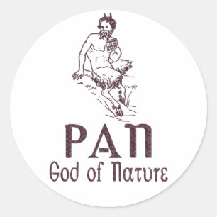 Pan Runder Aufkleber