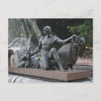 Pan Statue im Hyde Park Postcard