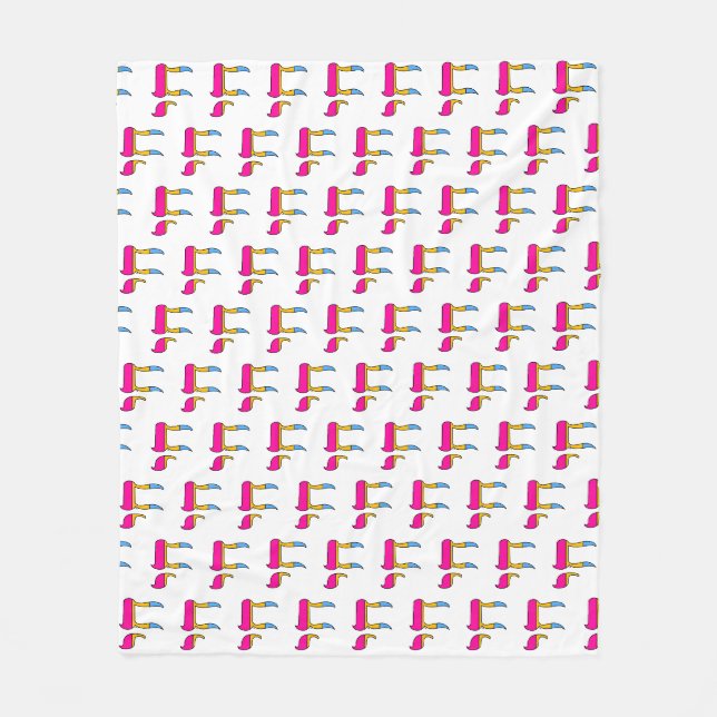 Pan-Stolz-Flagge Chai Fleecedecke (Vorderseite)