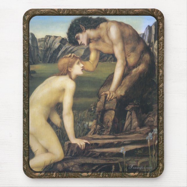 Pan und Psyche Mousepad (Vorne)