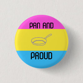 Pan und stolzes button