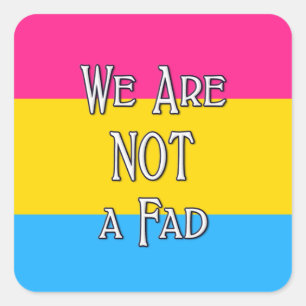 Pan We are... Quadratischer Aufkleber