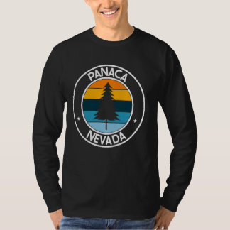 Panaca Nevada NV USA City Pride Retro Sunset T-Shirt