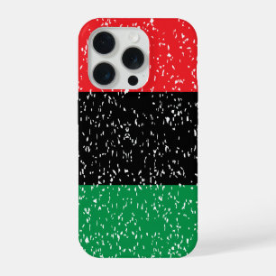 Panafrikanische Flagge, Afroamerikanische Schwarze iPhone 15 Pro Hülle
