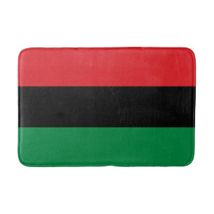 Panafrikanische Flagge Badematte