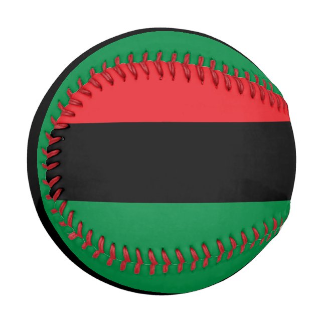 Panafrikanische Flagge Baseball (Vorderseite Links)