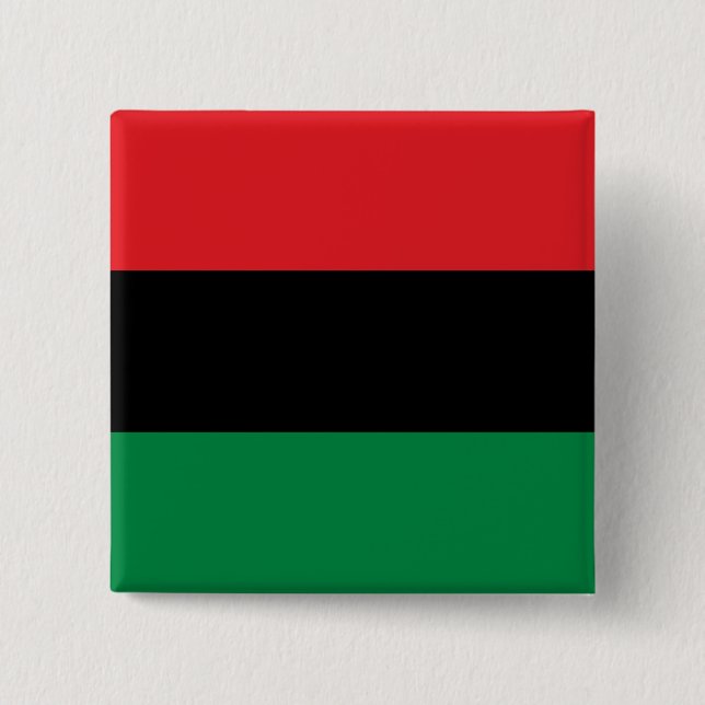 Panafrikanische Flagge Button (Vorderseite)