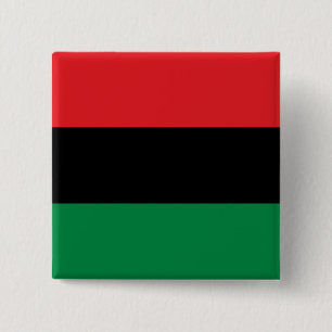 Panafrikanische Flagge Button