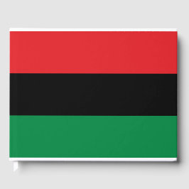 Panafrikanische Flagge Gästebuch