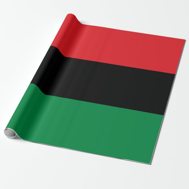 Panafrikanische Flagge Geschenkpapier (Ungerollt)