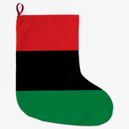 Panafrikanische Flagge Großer Weihnachtsstrumpf