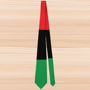 Panafrikanische Flagge Kwanzaa Krawatte