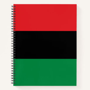 Panafrikanische Flagge Notizbuch