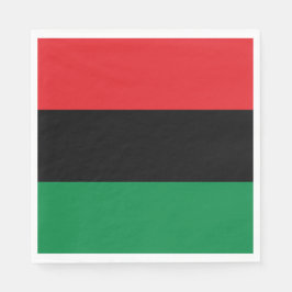 Panafrikanische Flagge Serviette
