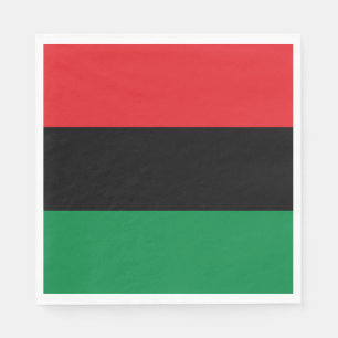 Panafrikanische Flagge Serviette