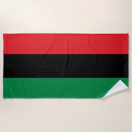 Panafrikanische Flagge Strandtuch