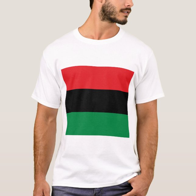 Panafrikanische Flagge T-Shirt (Vorderseite)