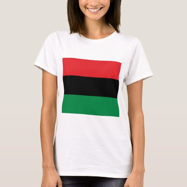 Panafrikanische Flagge T-Shirt (Vorderseite)