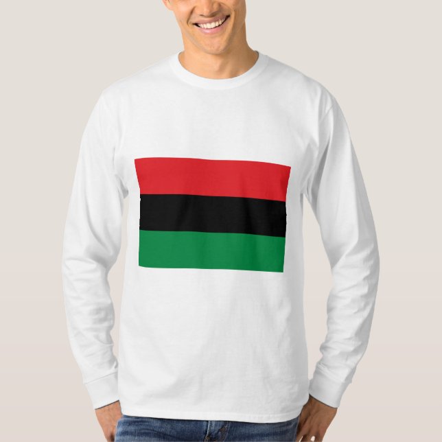 Panafrikanische Flagge T-Shirt (Vorderseite)
