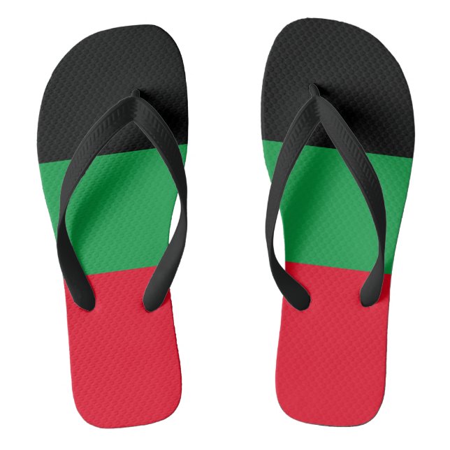 Panafrikanische Flip Flops "Afrozentrisches Vergnü (Fußbett)