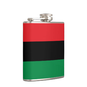 Panafrikanische UNIA-Flagge Flachmann