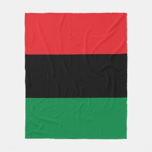 Panafrikanische UNIA-Flagge Fleecedecke