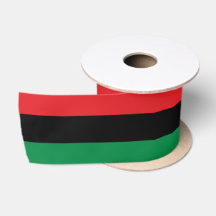 Panafrikanische UNIA-Flagge Satinband
