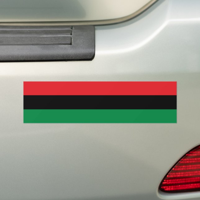 Panafrikanische UNIA Kwanzaa-Flagge Autoaufkleber (Auf Auto)