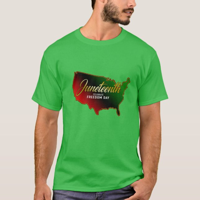 Panafrikanischer T - Shirt im Juni (Vorderseite)