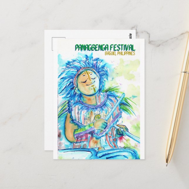 Panagbenga Festival - DNM Postkarten (Vorderseite/Rückseite Beispiel)