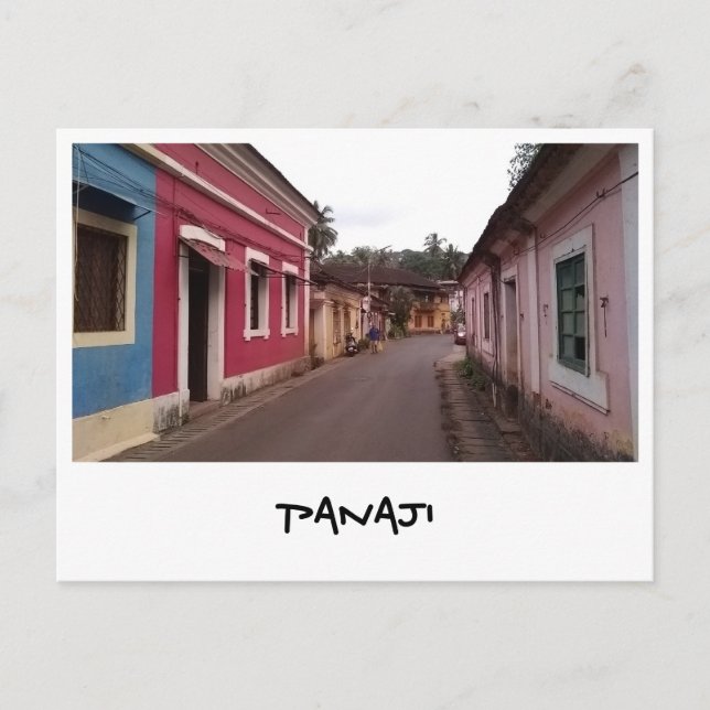 Panaji, Goa (Indien) Postkarte (Vorderseite)