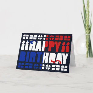 Panama Banner Birthday Card Karte