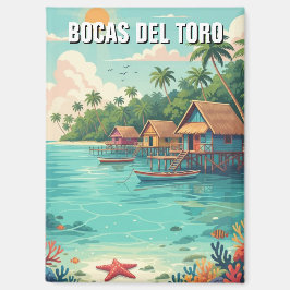 Panama Bocas del Toro Travel Magnet