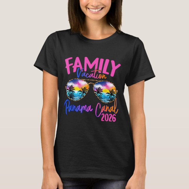 Panama C Vacation 2026 Souvenir Matching Family Gr T-Shirt (Vorderseite)