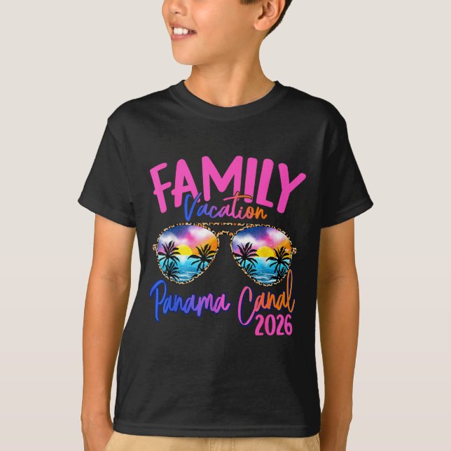 Panama C Vacation 2026 Souvenir Matching Family Gr T-Shirt (Vorderseite)