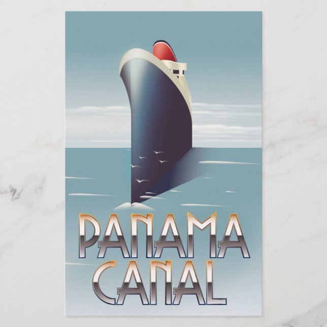 Panama Canal Briefpapier (Vorderseite)